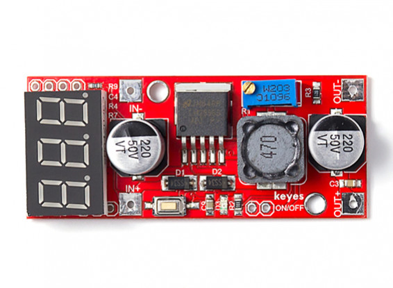 Keyes LM2596S DC-DC Step Down Power Module (Red)