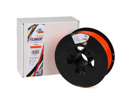 Orange PETG Premium 3D Printer Filament 1.75mm 1kg Spool