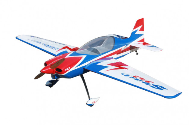 Goldwing RC Giant Scale SBACH 342 30cc 73 1860mm ARTF Red White Blue Hobbyking