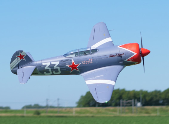 H-King Yak-11 Steadfast Одноместный 6S Рейсер EPO 1450мм (PNF)
