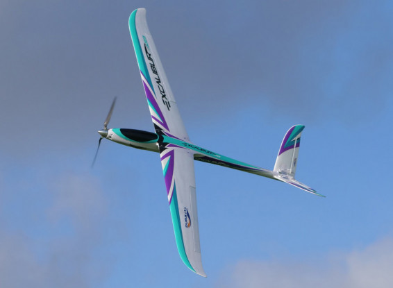 Durafly Excalibur V2 (PNF) высокопроизводительный 1600мм (63.5 дюйма) электрический хотлайнер / наклонный парящий самолет с V-образным хвостовым оперением