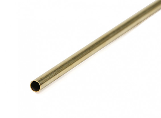K&S Precision Metals Brass Round Thin Wall Tube 3.5mm OD x  0.225mm x 1000mm (Qty 1)