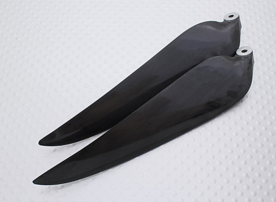 Раскладной углерода Заряженный Propeller 11x8 черный (КОО) (1шт)