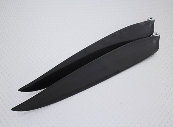 Раскладной углерода Заряженный Propeller 16x8 черный (КОО) (1шт)