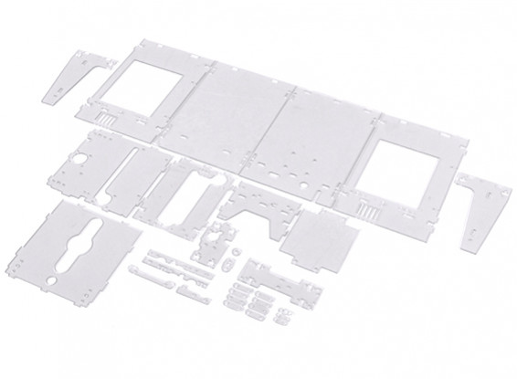 Turnigy Mini Fabrikator 3D v1.0 принтер Запасные части - Прозрачный корпус