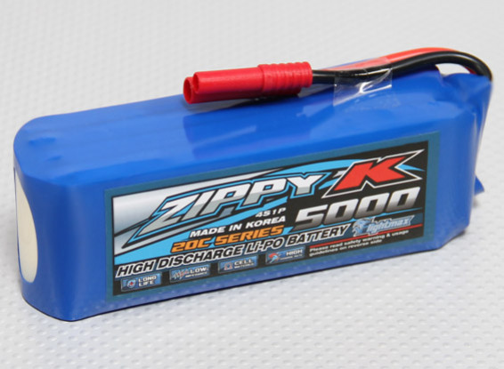 Батарея Zippy-K Flightmax 5000mAh 4S1P 20C LiPoly