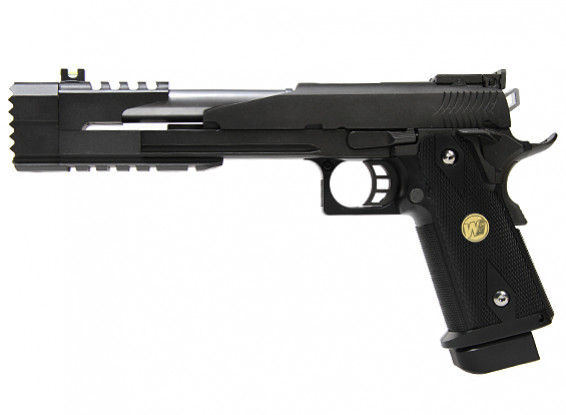 Мы Привет-CAPA 7-дюймовый Dragon B GBB пистолет (черный)