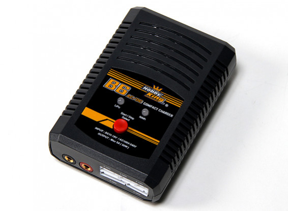 HobbyKing® B6 AC / DC Компактный Липо / NiMh 50W зарядное устройство (Великобритания Plug)