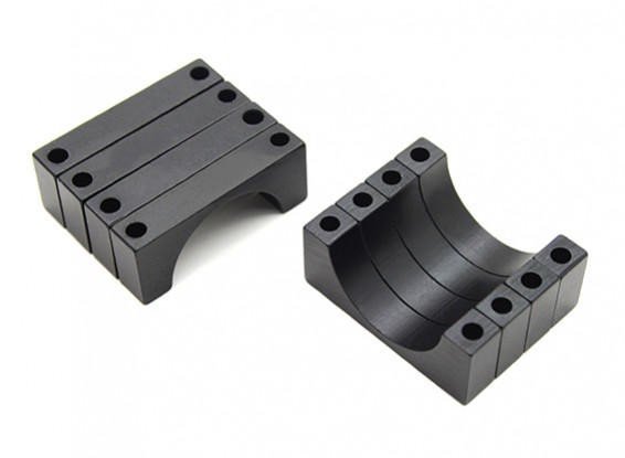 Черный анодированный CNC 6 мм Алюминиевая пробка зажим 20 мм Диаметр
