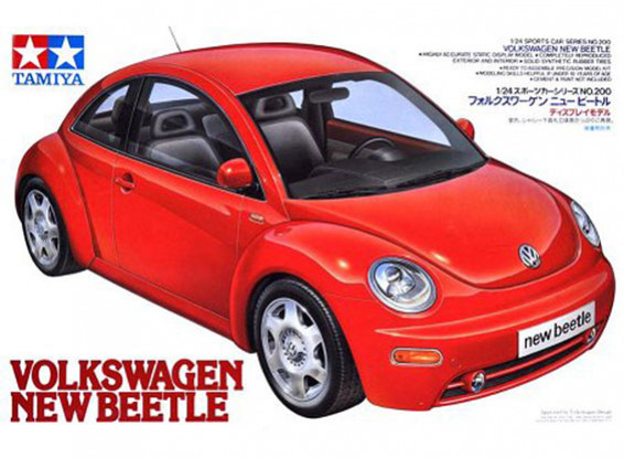 Tamiya 1 24 Scale Volkswagen Beetle Plastic Model Kit