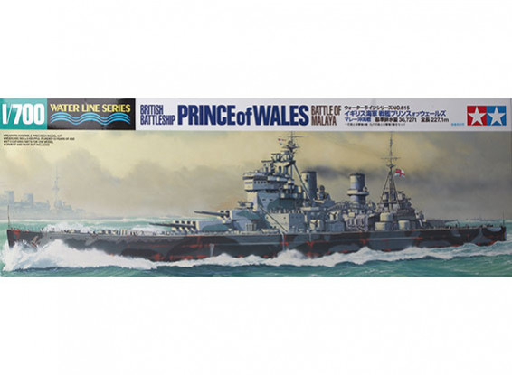 Tamiya 1/700 Scale Британский линкор Принц Уэльский Пластиковые Model Kit