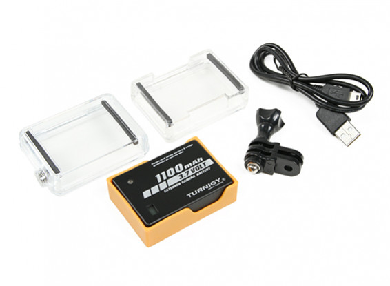 Turnigy 3.7v 1100mAh батареи Рюкзак для GoPro Hero 4 Series