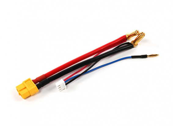 XT60 штекер жгута проводов для 2S Hardcase Lipo с 5мм Пули Connector и JST-XH (1шт)