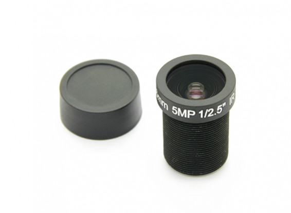 3.6mm IR / 5mp совета объектива F2.0 1 / 2.5 "130 °