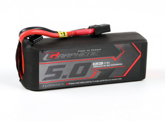 Turnigy Графен 5000mAh 4S 45C Lipo Аккумулятор ж / XT90