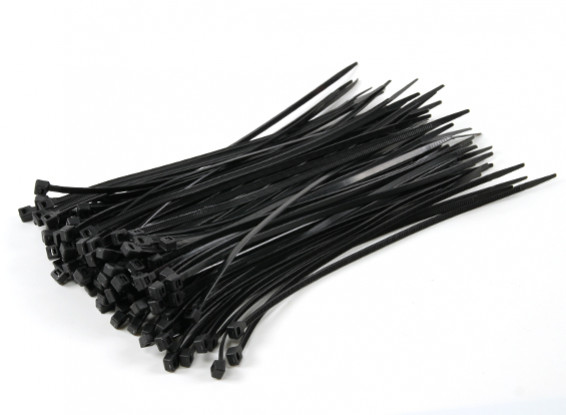Cable Ties 160mm x 2.5mm Black (100pcs)