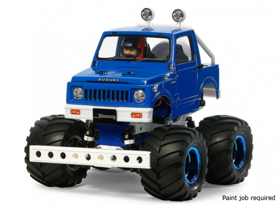 Tamiya 1/10 Масштаб Suzuki Jimny (SJ30) Wheelie Kit Синий Стиль 58576