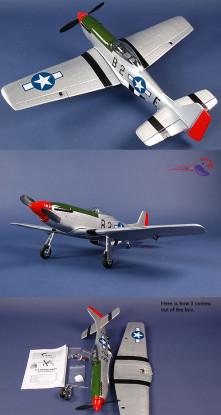 P-51D Mustang RTF ж / БПТ системы