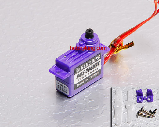 BMS-306MAX Micro Servo (Extra Strong) 1.6кг / .13sec / 7,1 г