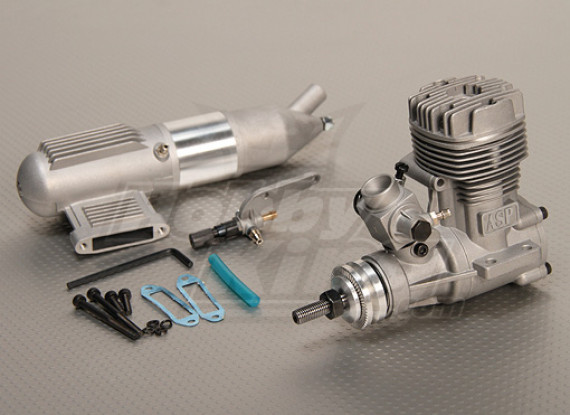 ASP S52A двухтактный двигатель зарева ж / Remote HS игольчатый клапан