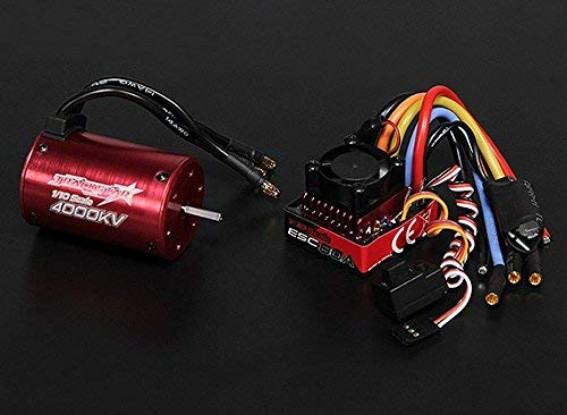 Turnigy Trackstar Водонепроницаемая 1/10 Brushless Power System 4000KV / 80A