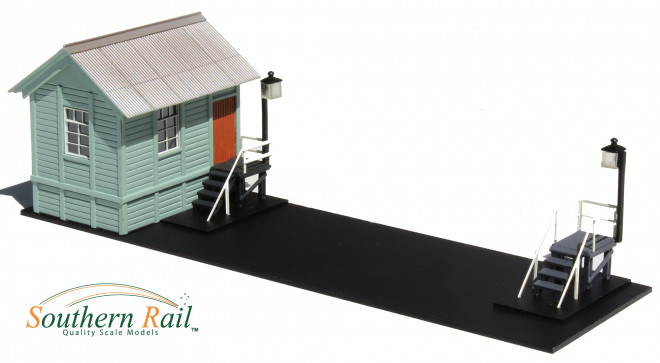 Southern Rail HO Scale NSW Country Signal Box and Staff Exchange