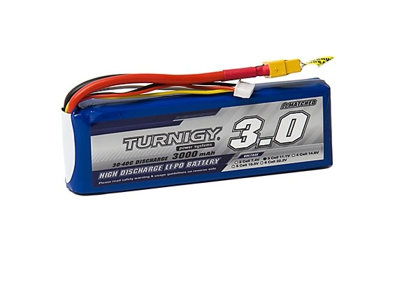 Turnigy Batteries 3000mAh 3S 30C Lipo 