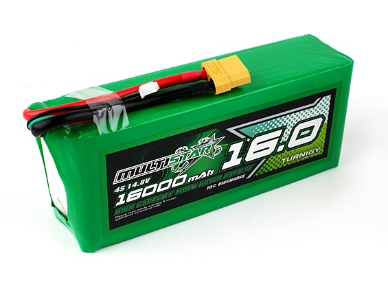 Multistar высокой емкости 16000mAh 4S Multi-Ротор Липо пакет