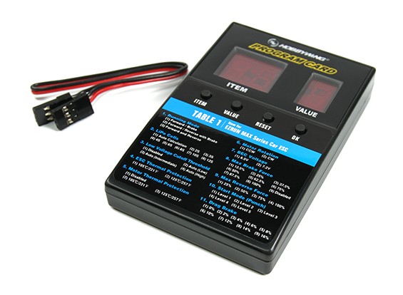 Hobbywing Card ESC Программа