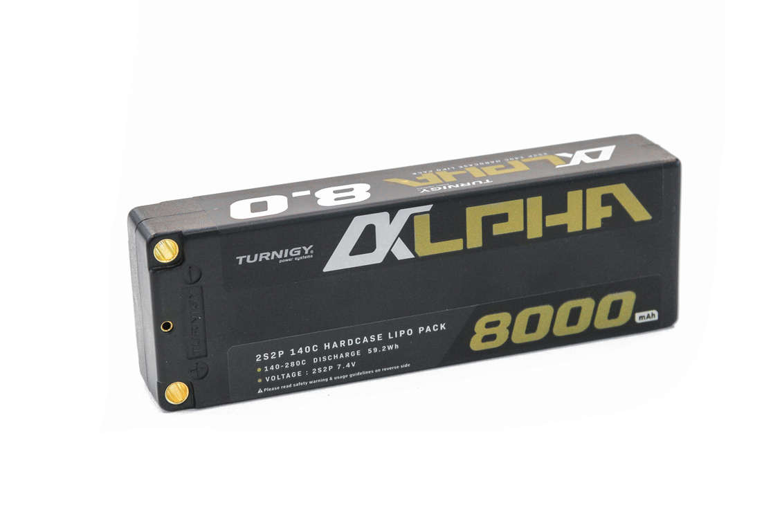 Turnigy Alpha 8000mAh 2S2P 140C Premium Hardcase Lipo Battery Pack