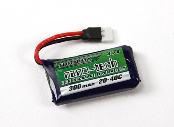 Turnigy нано-технологий 300mAh 1S 20 ~ 40C Lipo Pack (Losi Мини-совместимый)