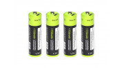 Znter 1.5V 1700mAh USB Rechargeable AA LiPoly Battery (4pcs) 1