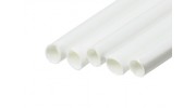 ABS Round Tube 6.0mm OD x 500mm White (Qty 5)