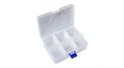 Medium 6 Compartment Parts Box with Latching Lid (Open)