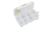 Small 8 Compartment Parts Box with Latching Lid (Open)