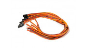 JR 30cm 22AWG Male Servo Lead (10pcs)
