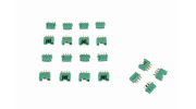  MPX 6 Pin Gold Plated Solder Type Connectors Male/Female (10 pairs)