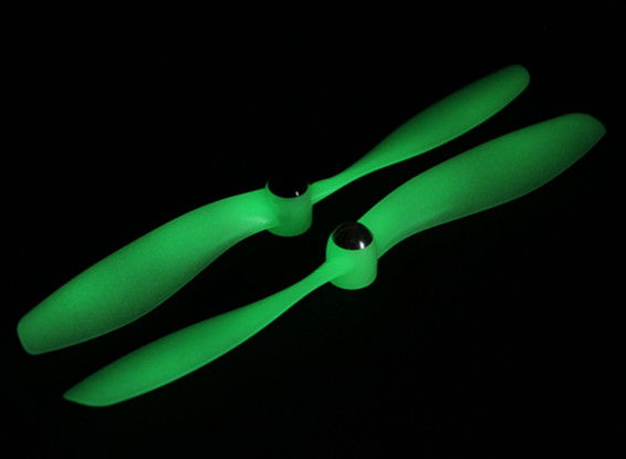 Self Tightening Propeller 8x4.5 Glow Green (CW/CCW) (2pcs) Self Tightening Propeller 8x4.5 Glow Green (CW/CCW) (2pcs)