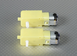 Geared Motor w/ 90 Deg Shaft (2Pcs/Bag)