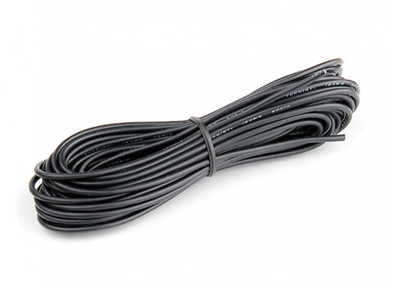 Turnigy High Quality 18AWG Silicone Wire 8m (Black)