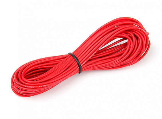 Turnigy High Quality 20AWG Silicone Wire 8m (Red)