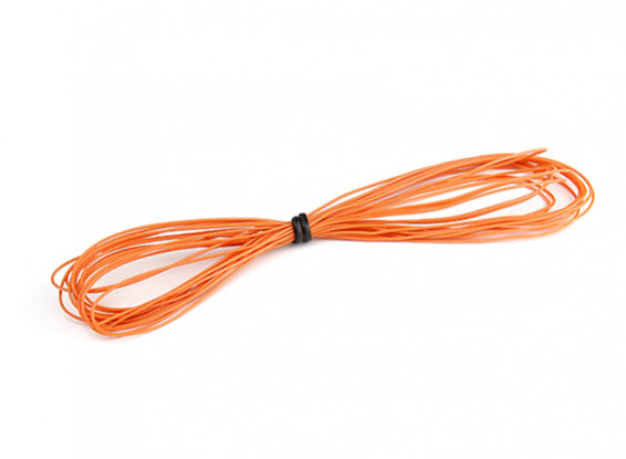 Turnigy High Quality 30AWG Silicone Wire 5m (Orange)