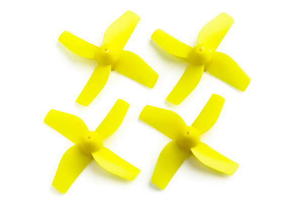 35mm 4-Blade Propeller (2CCW, 2CW) (Yellow)