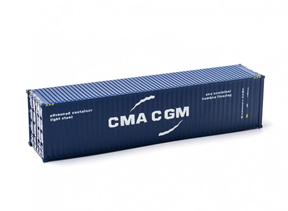 HO Scale 40ft Shipping Container (CMA CGM) side view