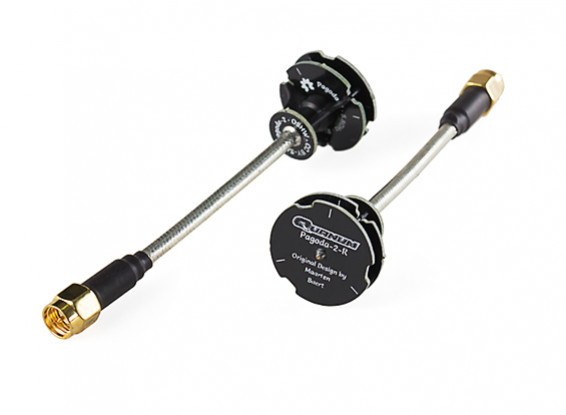 Quanum Pagoda-2 Omnidirectional Antenna 5.8GHz RHCP-SMA (2pcs)
