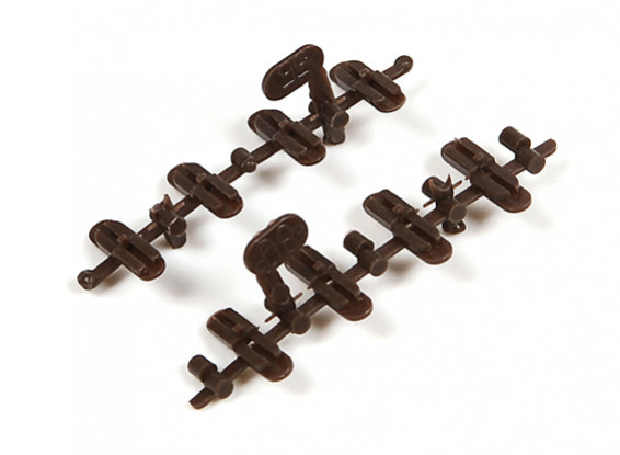 Micro Engineering HO Scale Code 80 to 55 Transition Plastic Insulated Rail Joiners 8pcs (26-004)