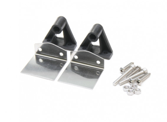 HydroPro Inception Brushless RTR Deep Vee Racing Boat Replacement Stainless Steel Trim Tabs w/Mounting Set