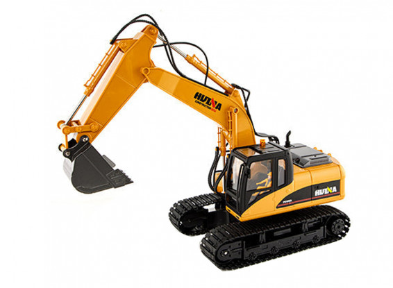 HUINA 1535 (RTR) 1:14 2.4GHz 15ch RC Excavator w/Battery & Charger (Yellow)