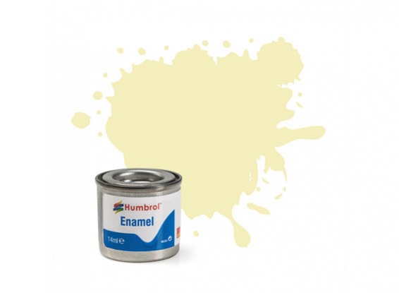 Humbrol 41 Ivory Gloss - 14ml Enamel Paint  AA0446