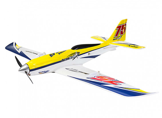 Durafly EFX Racer (PNF) Yellow Edition High Performance Sports Model 1100mm (43.7") Bundle Deal